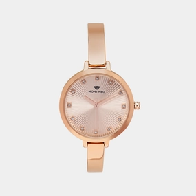 Timeless Rose Gold Analog Women Stainless Steel Watch 9004T-M3303