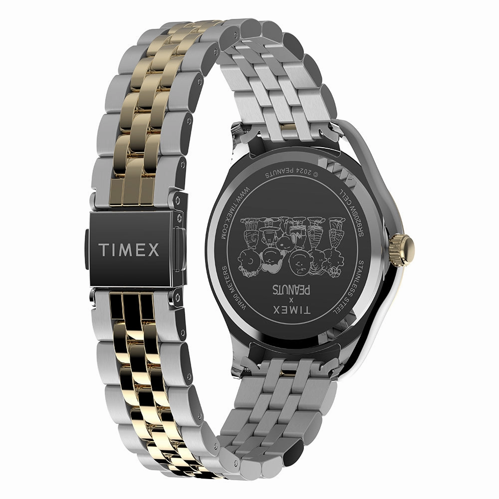 Timex Legacy X Peanuts Date 34mm Stainless Steel Band