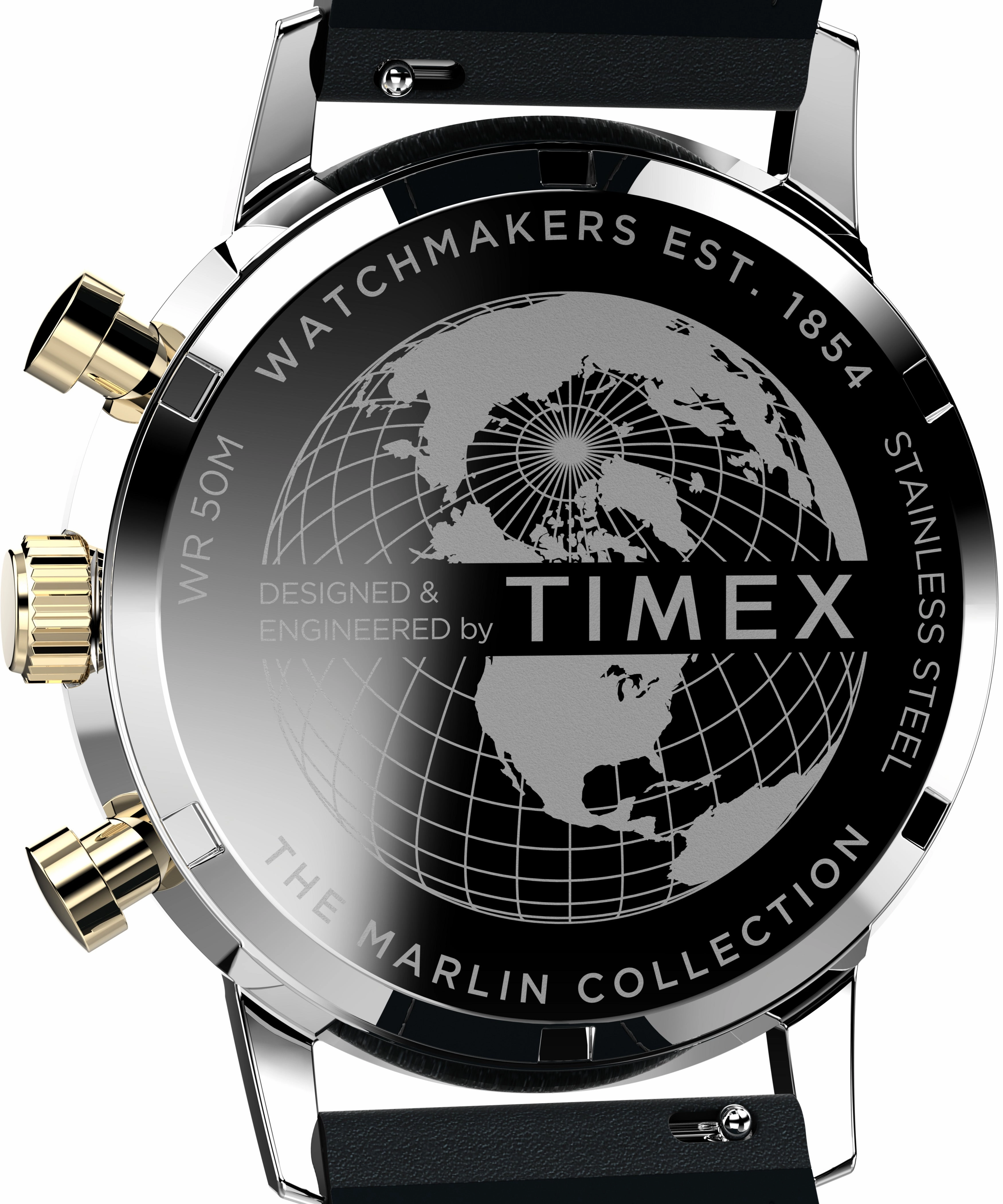 Timex Marlin 40mm Leather Cream Dial Watch TW2W10000