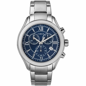 Timex Men's Watch - Intelligent Blue Dial Stainless Steel Bracelet | TW2R66200