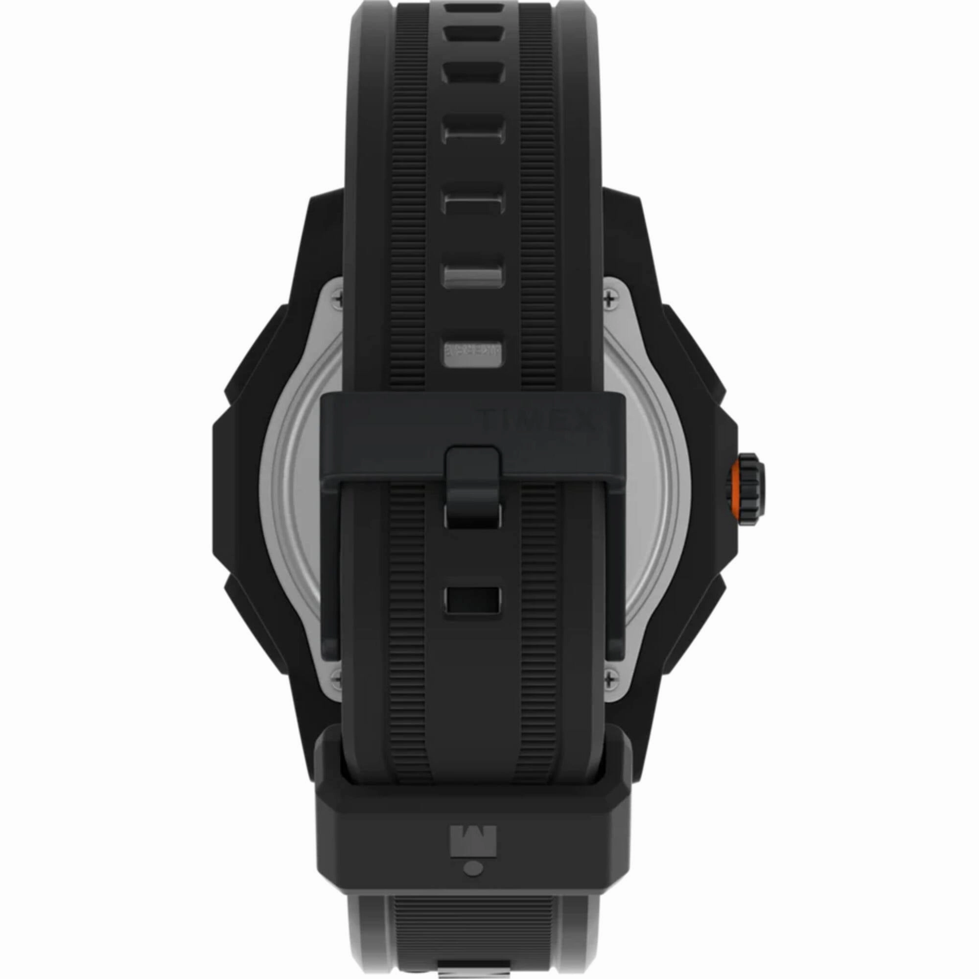 Timex Men's Watch - Ironman Adrenaline Black Ana-Digi Dial Rubber Strap | TW2W53600