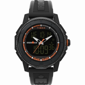 Timex Men's Watch - Ironman Adrenaline Black Ana-Digi Dial Rubber Strap | TW2W53600
