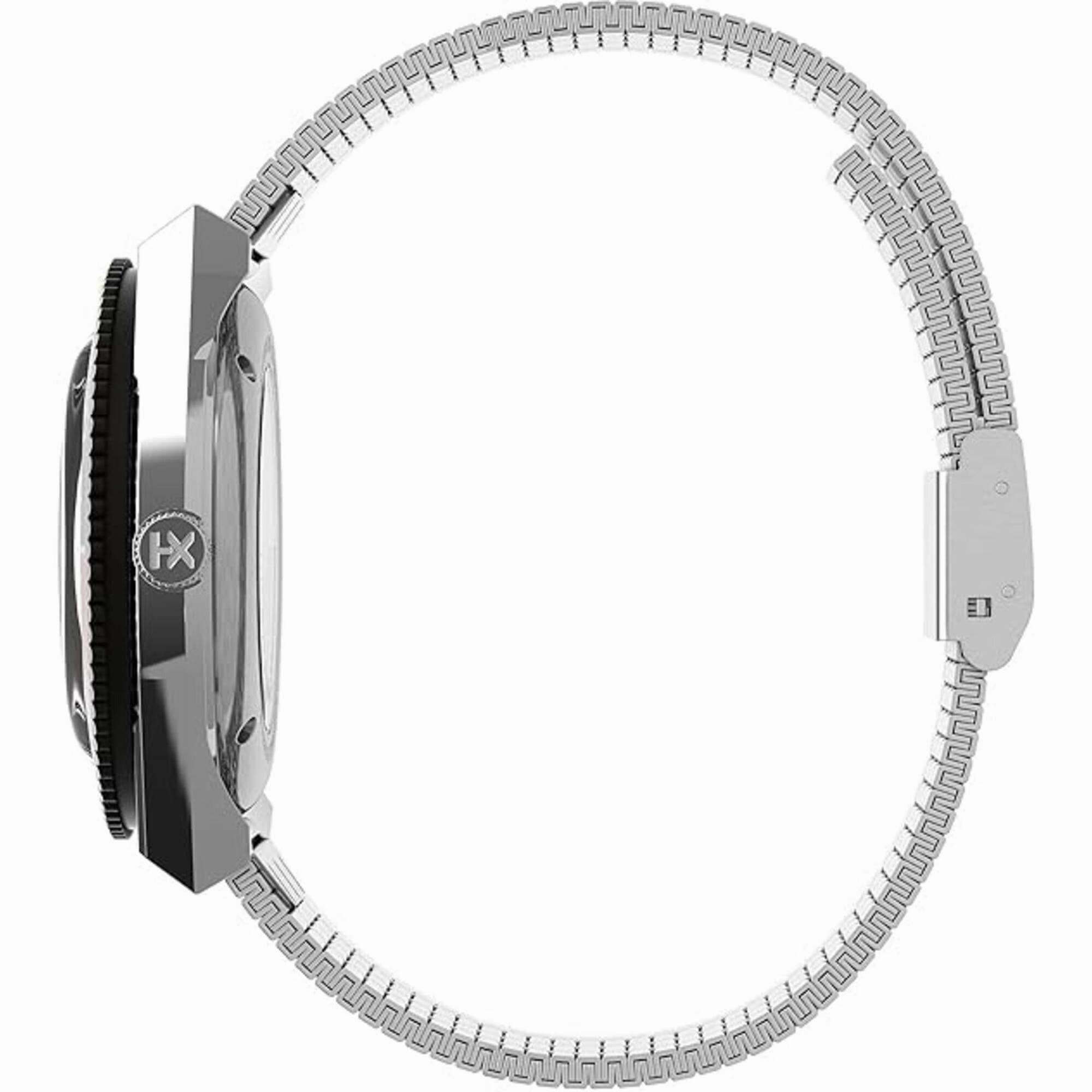 Timex Men's Watch - M79 Automatic Black Dial Silver Tone Steel Bracelet | TW2U83400
