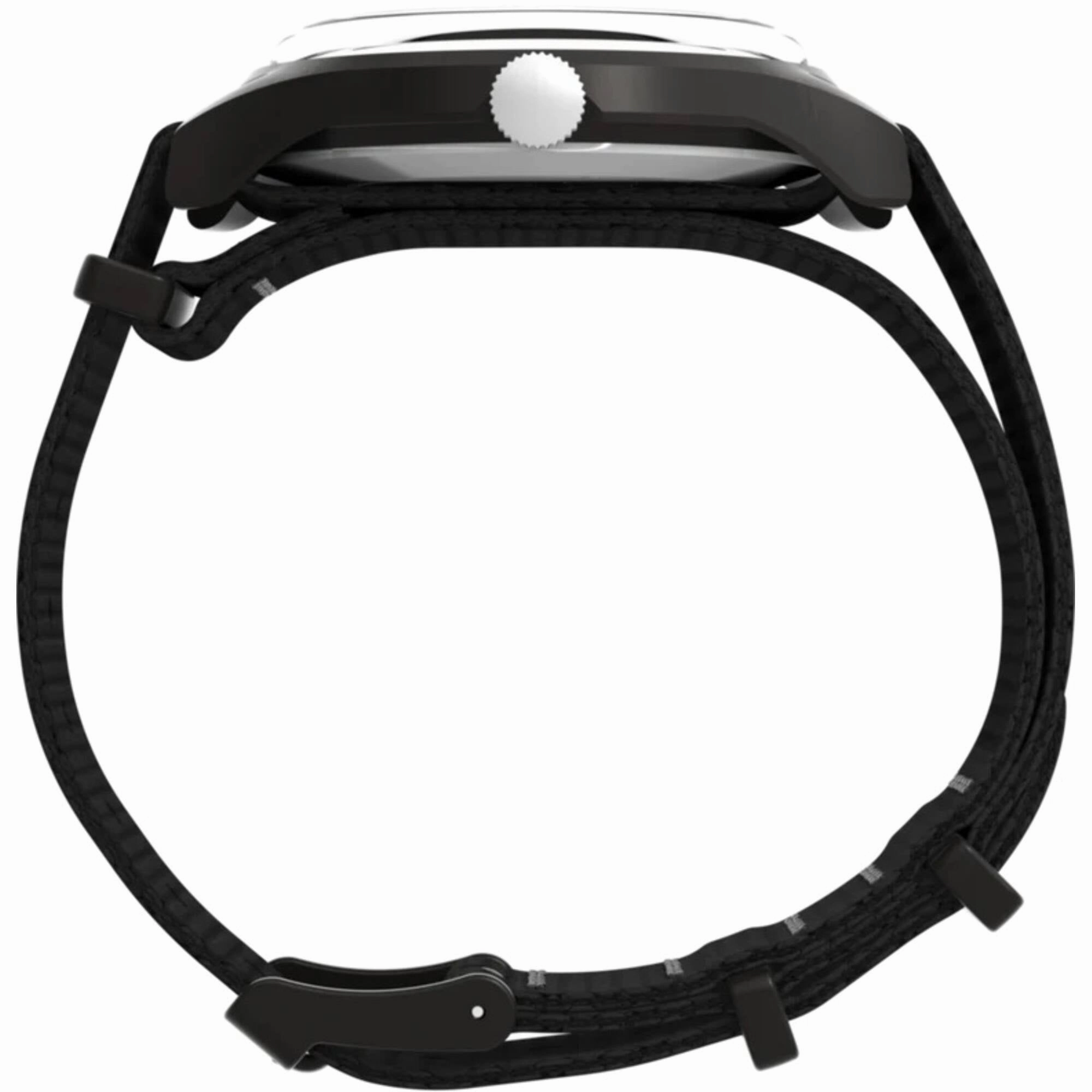 Timex Men's Watch - MK1 Fortnite Aluminum Case Black Dial Fabric Strap | TW2W97000