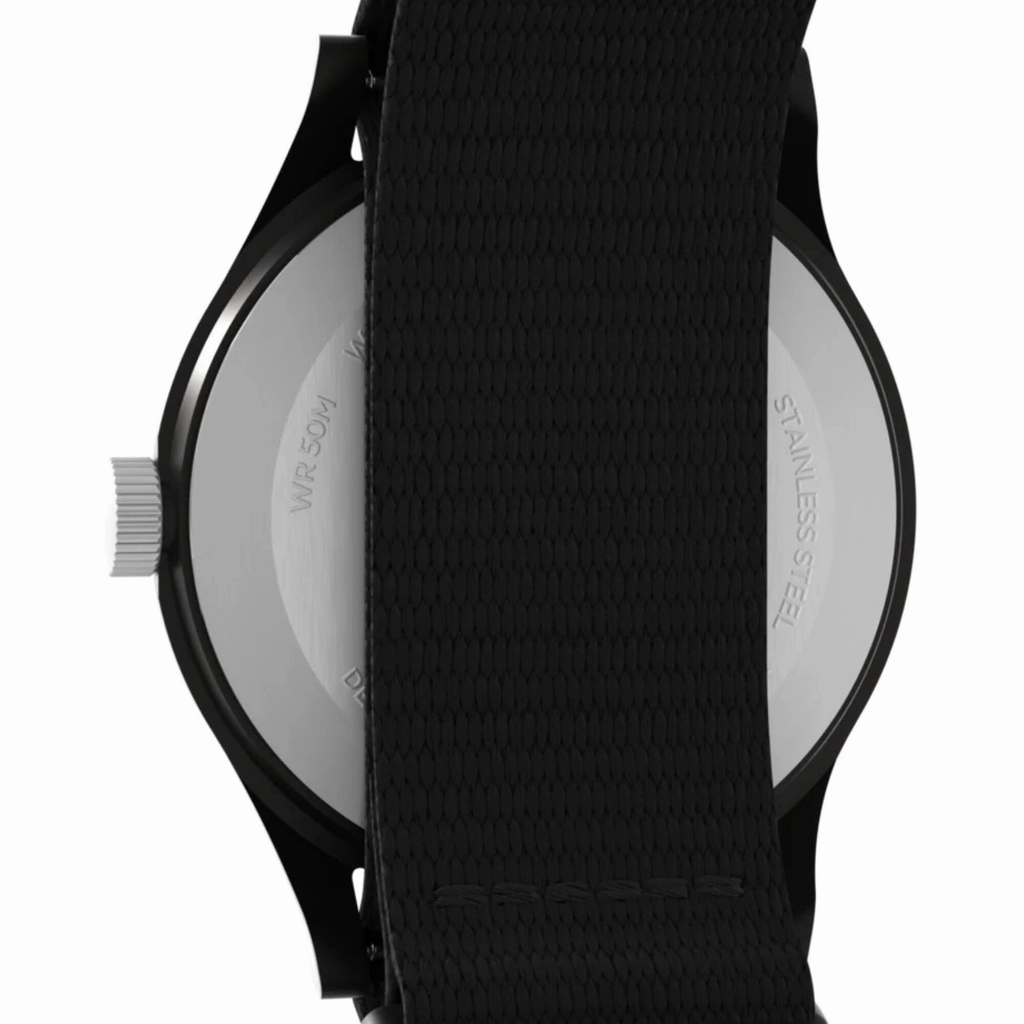Timex Men's Watch - MK1 Fortnite Aluminum Case Black Dial Fabric Strap | TW2W97000