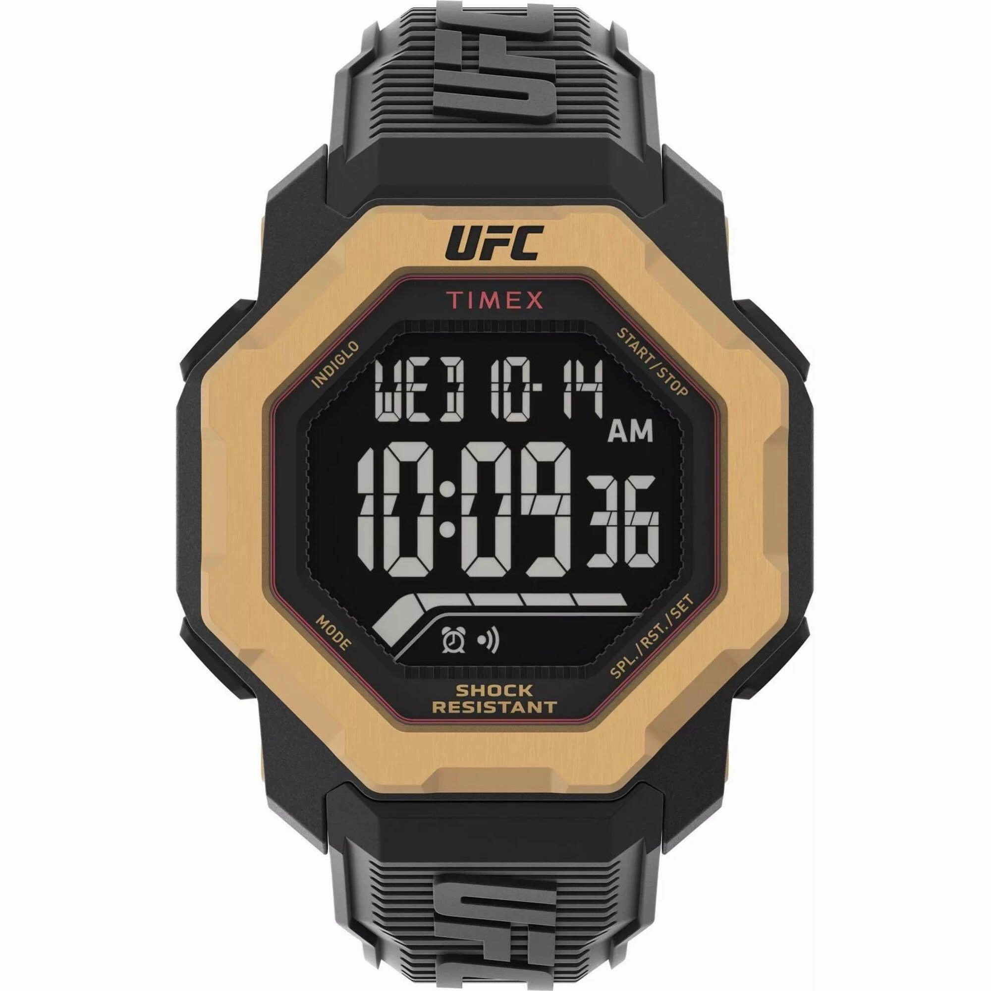 Timex Men's Watch - UFC Knockout Chrono Digital Dial Black Resin Strap | TW2V89000