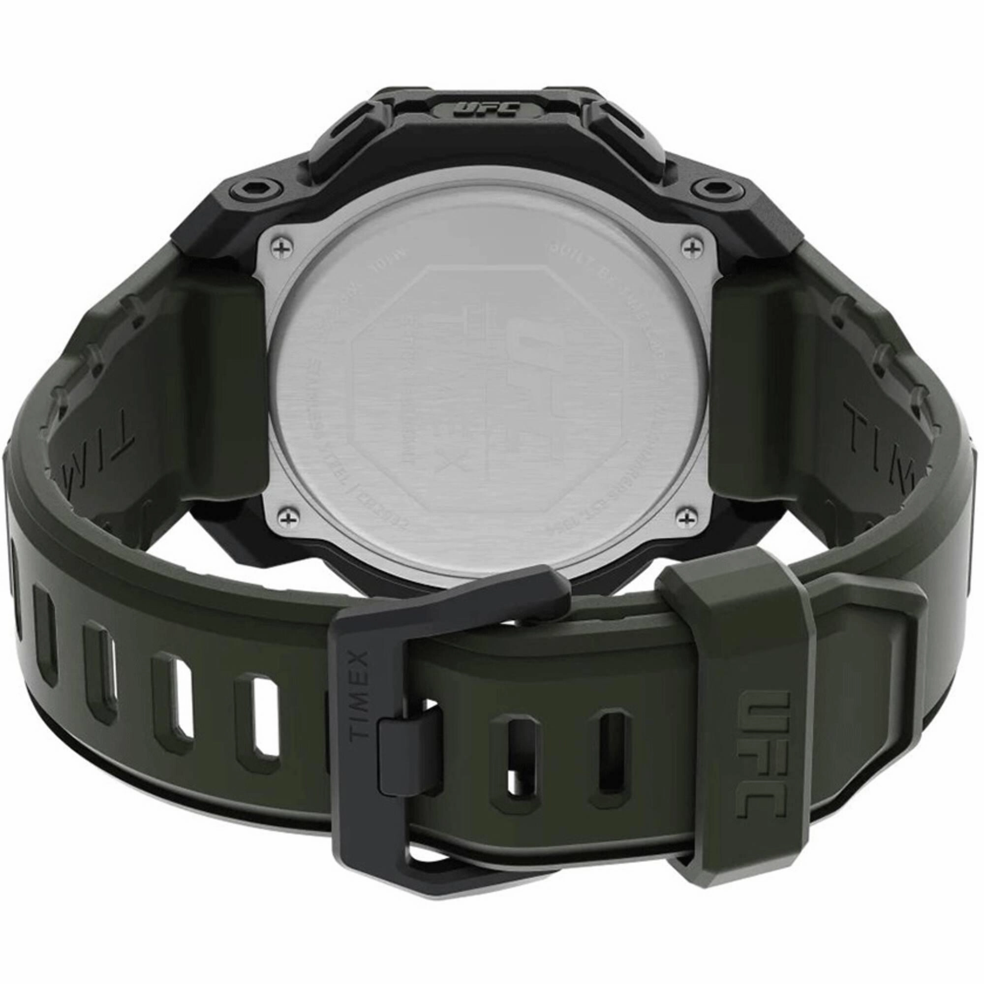 Timex Men's Watch - UFC Knockout Chrono Digital Dial Green Resin Strap | TW2V88300