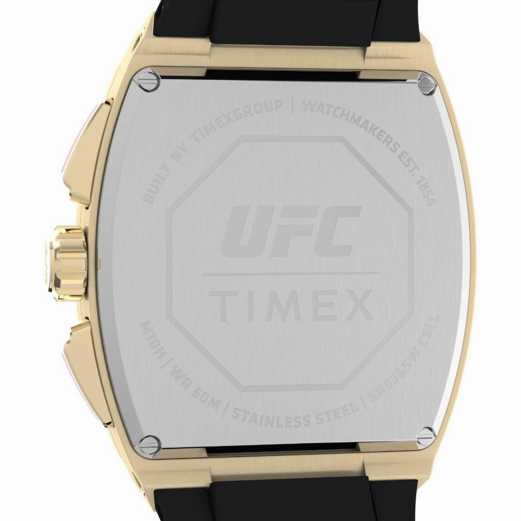 Timex Men's Watch - UFC Street Chronograph Yellow Gold Case Black Strap | TW2V88000