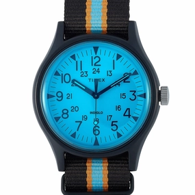 Timex MK1 Aluminum California 40 mm Blue Dial Watch TW2T25400
