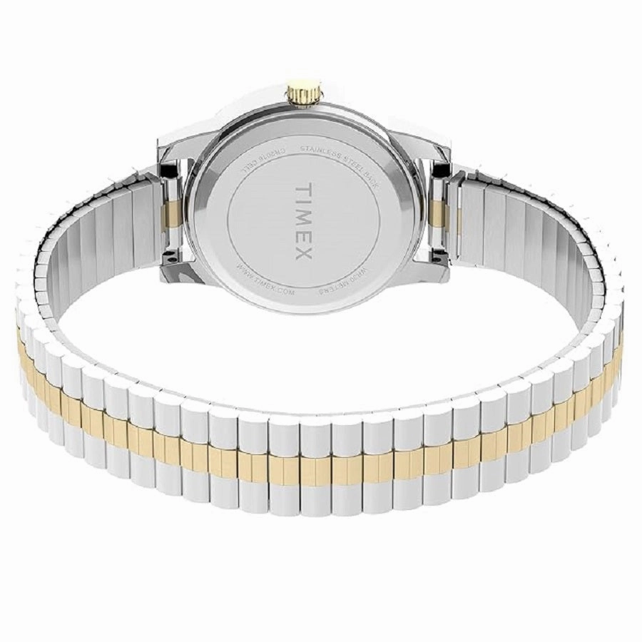 Timex Two Tone Expandable Bracelet Ladies Watch T2M828