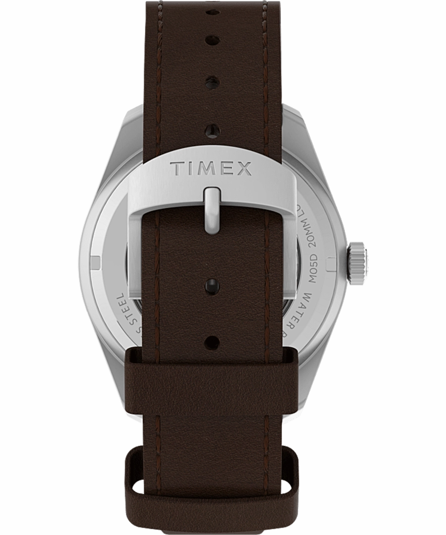 Timex Waterbury Dive Automatic 40mm Leather Strap Watch TW2V24800