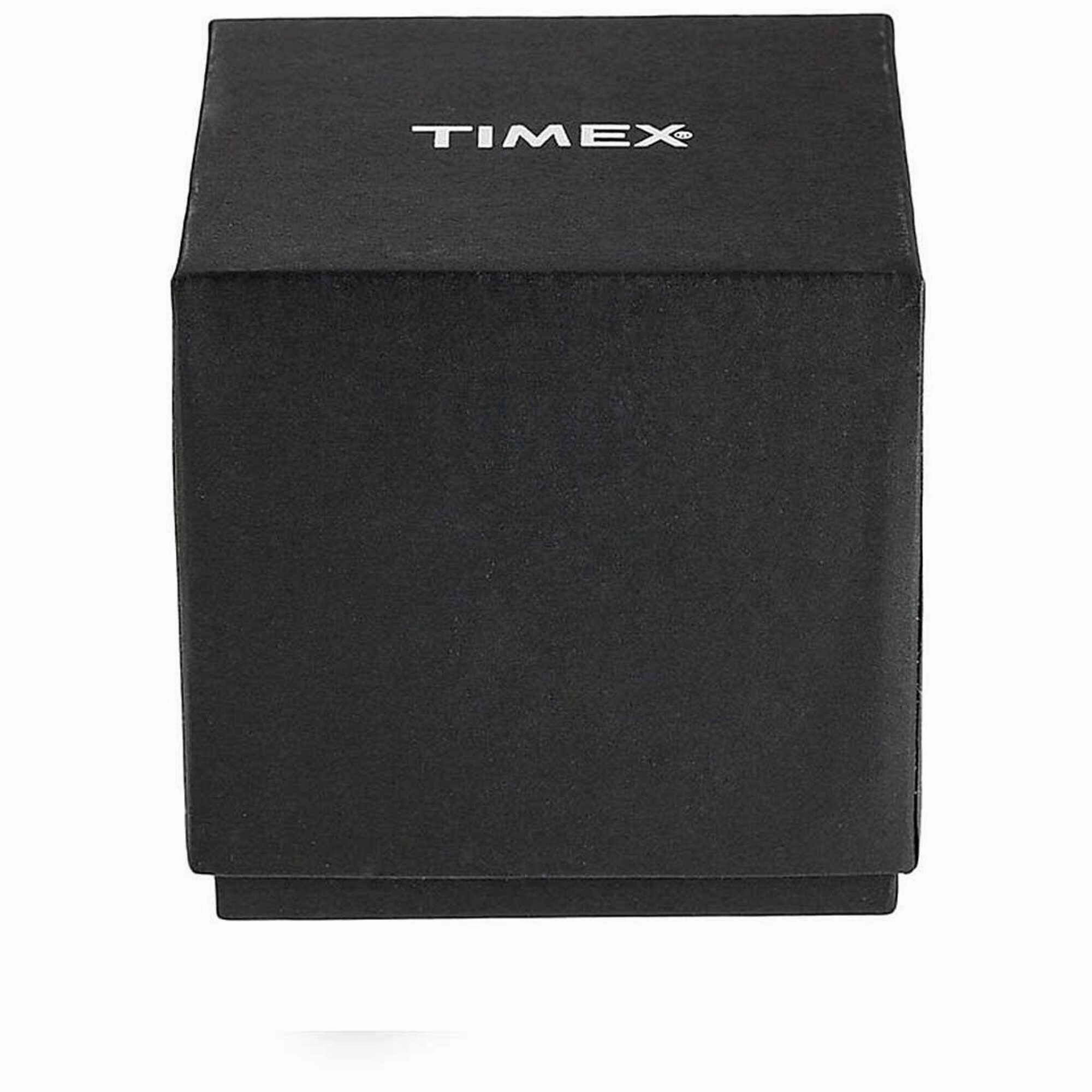 Timex Women's Watch - Q Quartz Cream Dial Rose Gold Steel Bracelet | TW2U95700