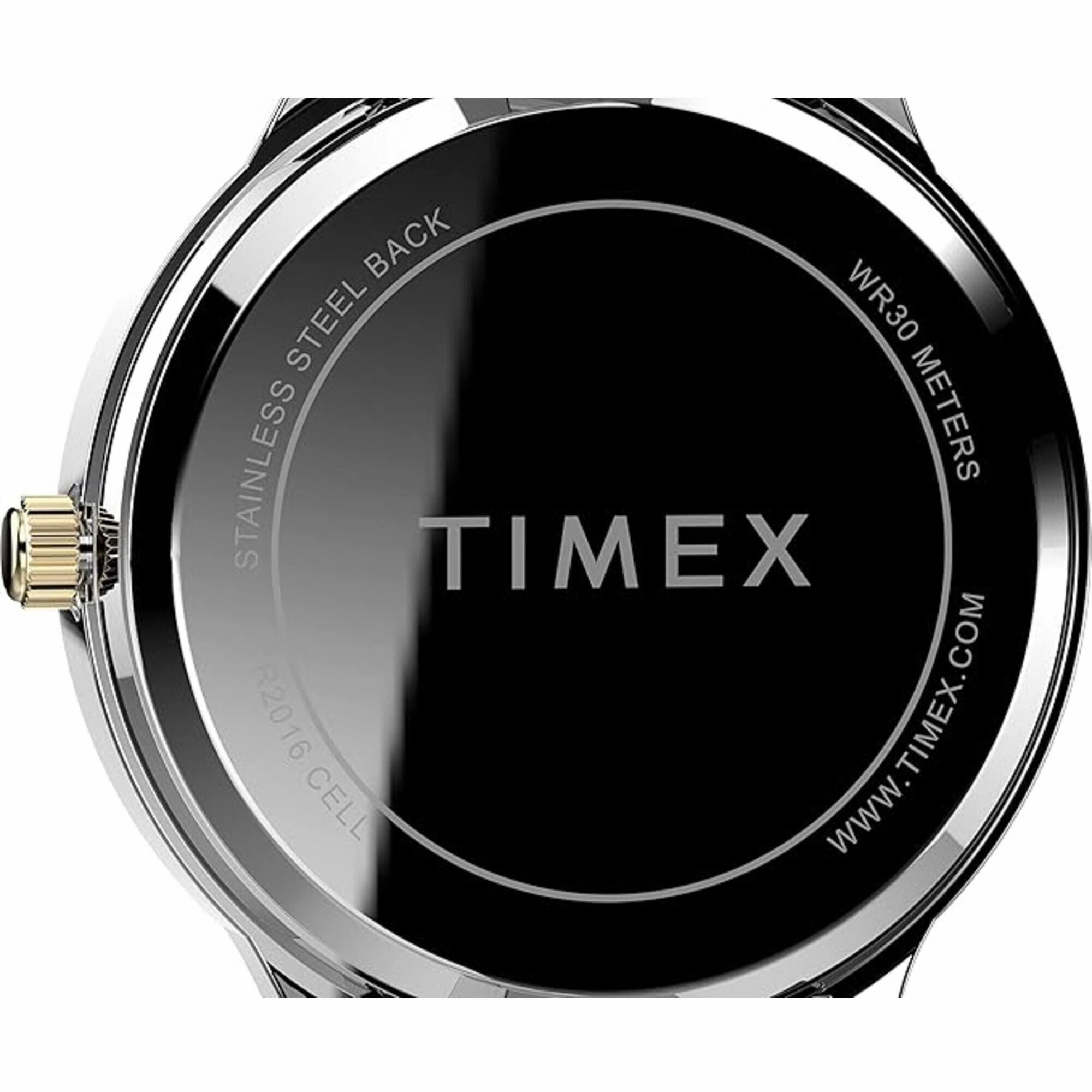 Timex Women's Watch - Quartz Silver Tone Dial Two Tone Steel Bracelet | TW2V35900