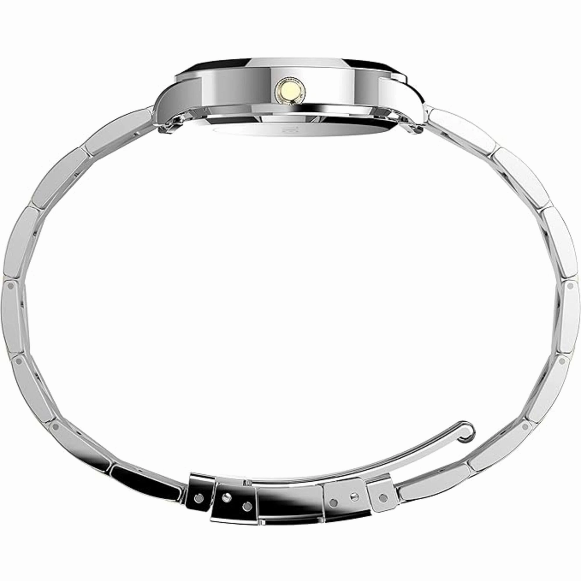 Timex Women's Watch - Quartz Silver Tone Dial Two Tone Steel Bracelet | TW2V35900