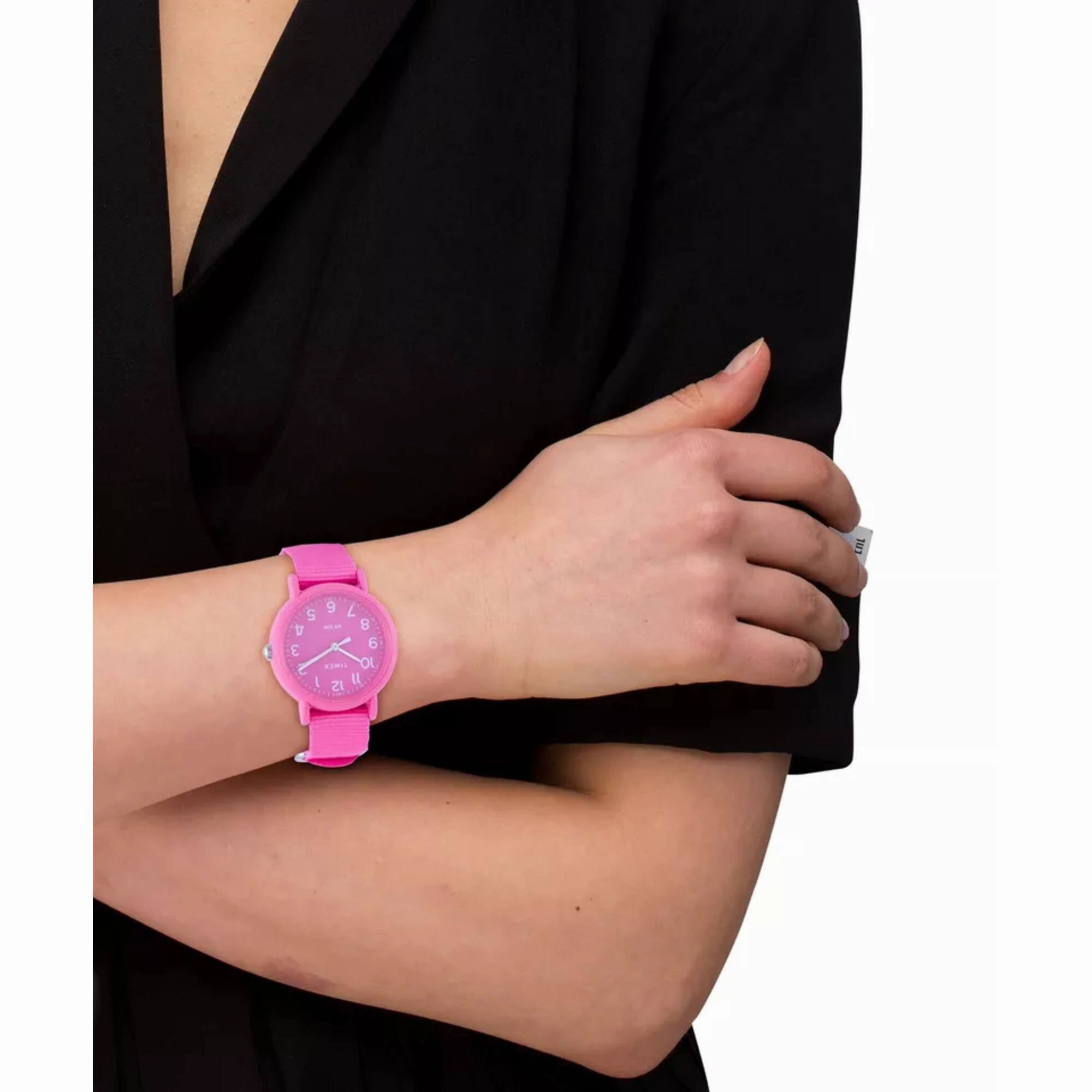 Timex Women's Watch - Weekender Quartz Resin Case Pink Dial Nylon Strap | TWG018100