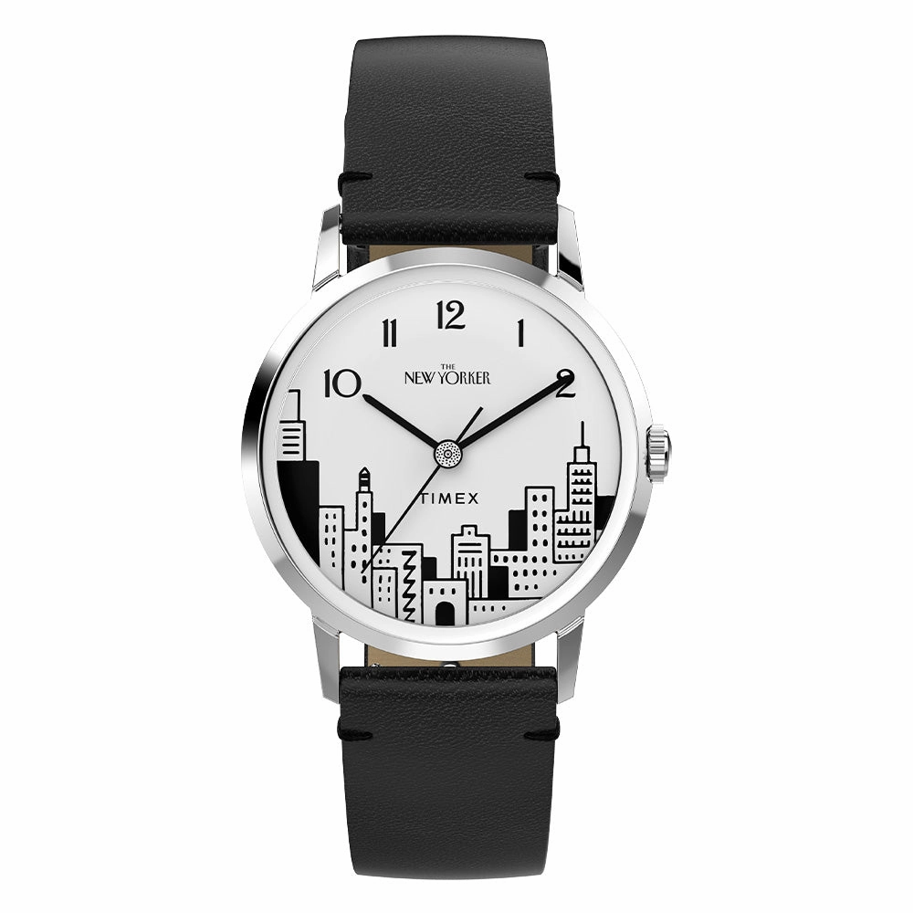 Timex x New Yorker  34mm Leather Band