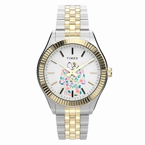 Timex X Peanuts Timex Legacy 3-Hand 34mm Stainless Steel Band