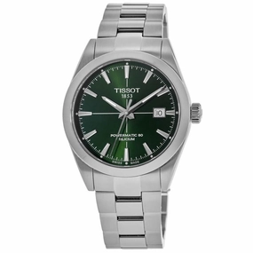 Tissot Gentleman Automatic 80 Silicium Green Dial Steel Men's Watch T127.407.11.091.01