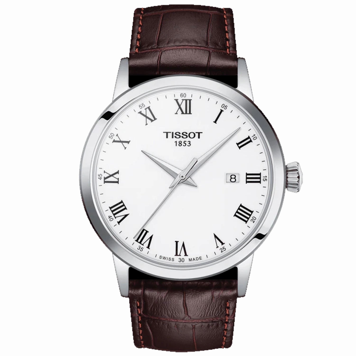 Tissot Men's Classic White Dial Watch