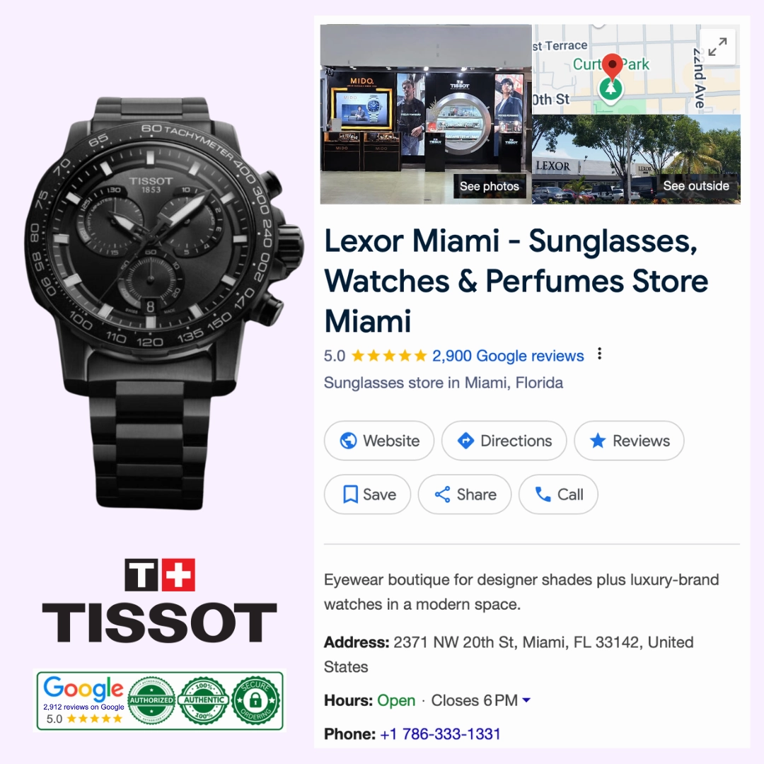 Tissot T1256173305100 Supersport Chrono Stainless Steel Strap Men Watches