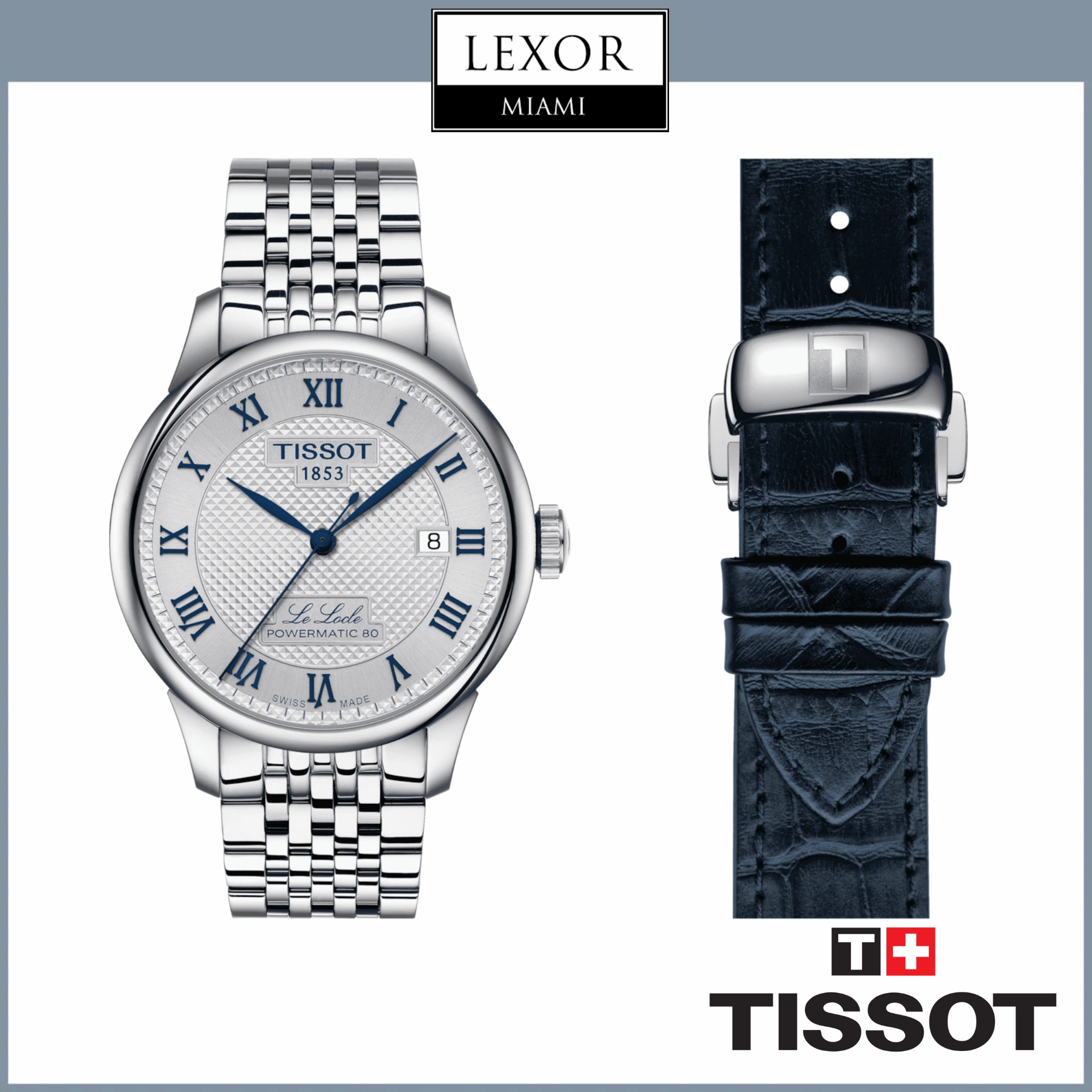 TISSOT Watches T0064071103303 TISSOT LE LOCLE POWERMATIC 80 20TH ANNIVERSARY