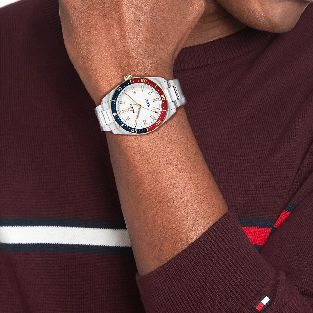 Tommy Hilfiger TH85 Mens Stainless Steel Automatic Watch 1710551
