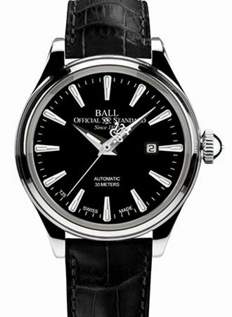 Trainmaster Eternity Black Ladies - Leather - Ref. NL2080D-LJ-BK