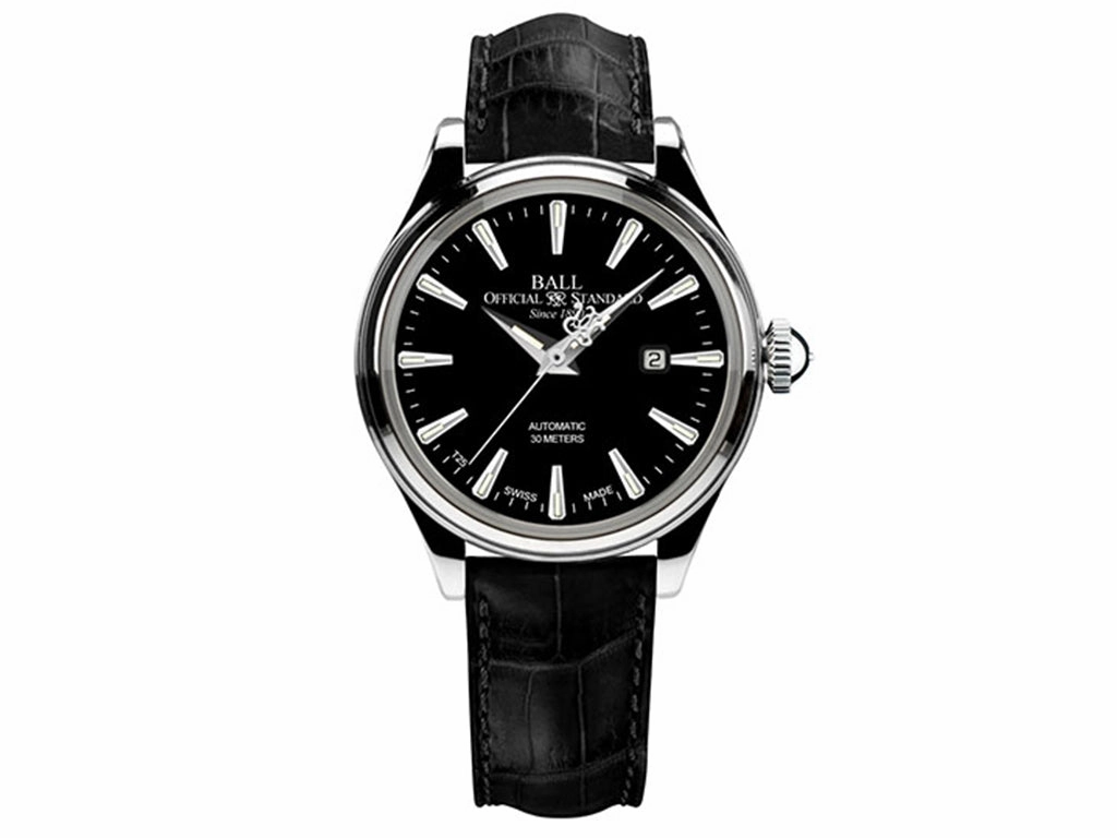 Trainmaster Eternity Black Ladies - Leather - Ref. NL2080D-LJ-BK