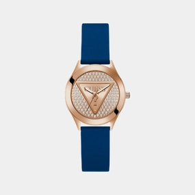 Trend Women Quartz Rose Gold Dial Analog Silicone Watch GW0745L4