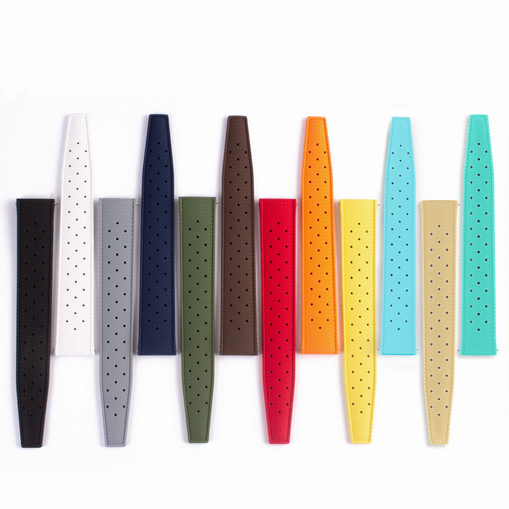 Tropic watch band - Rubber (black, blue, green, red...)