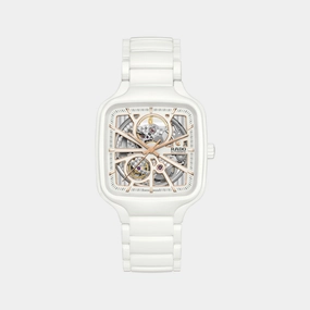 True Square Automatic Women Analog Ceramic Watch R27073012