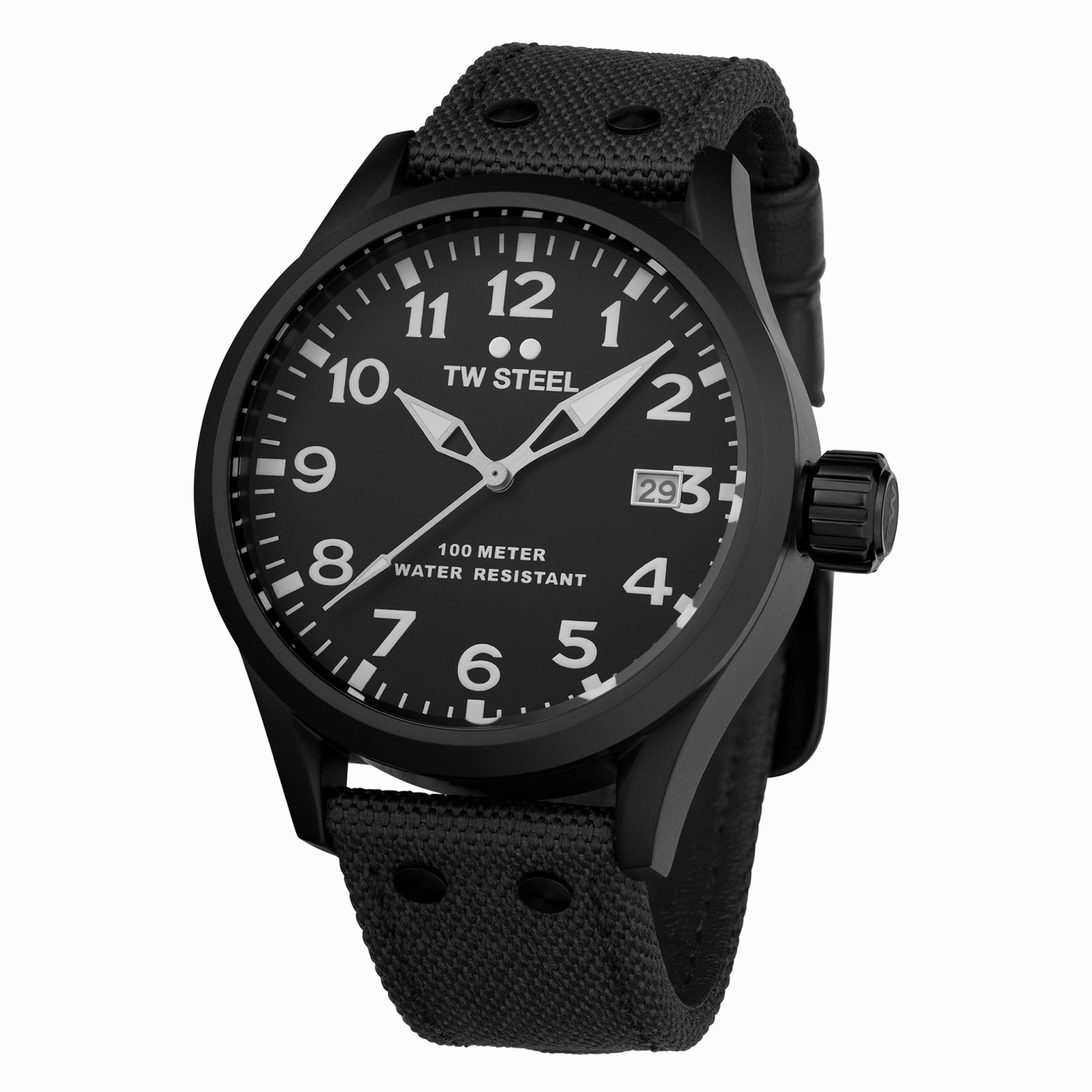TW Steel Volante 45MM Black Dial Mens Watch VS103