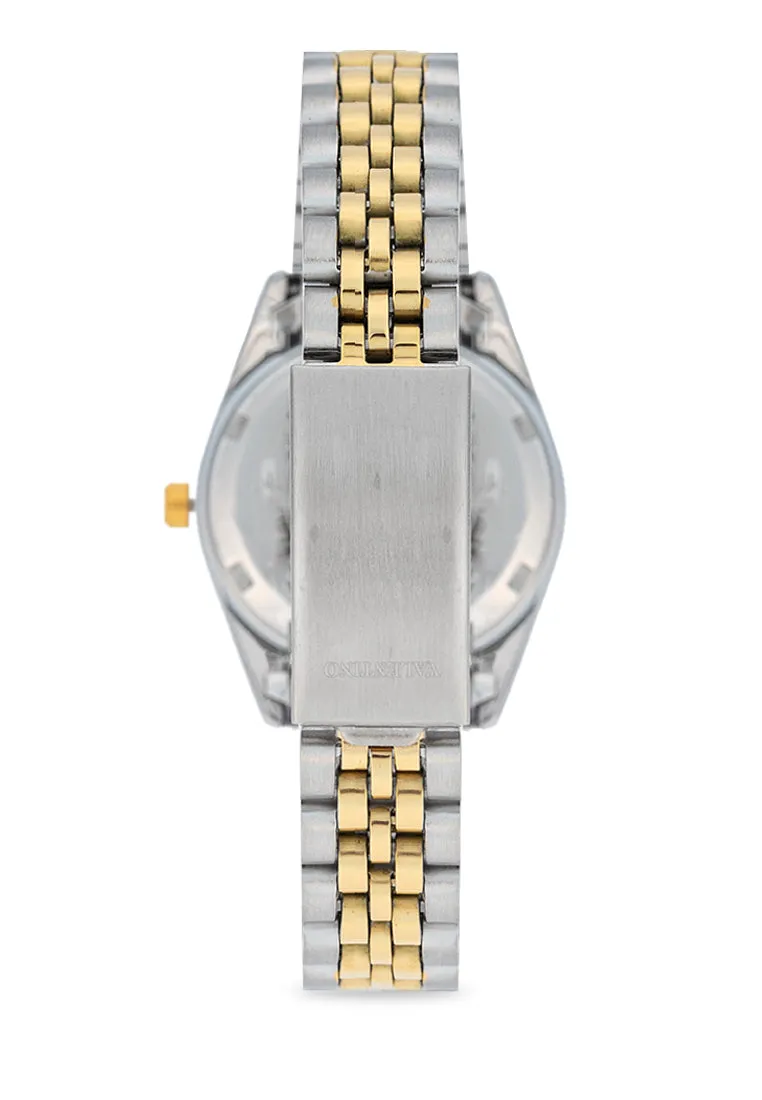 Valentino 20122403-TWO TONE - SILVER DIAL Stainless Steel Strap Analog Watch for Women