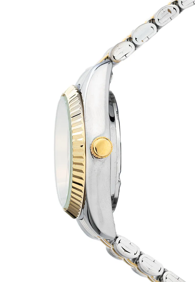 Valentino 20122403-TWO TONE - SILVER DIAL Stainless Steel Strap Analog Watch for Women