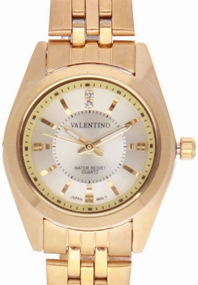 Valentino 20121691-GOLD - GOLD DIAL Stainless Steel Watch for Women