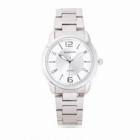 Valentino 20121911-White Dial Silver Index Stainless  Strap Watch For Men