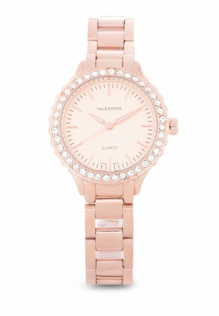 Valentino 20121960-ROSE GOLD GOLD - MOP DIAL STAINLESS BAND Watch For Women