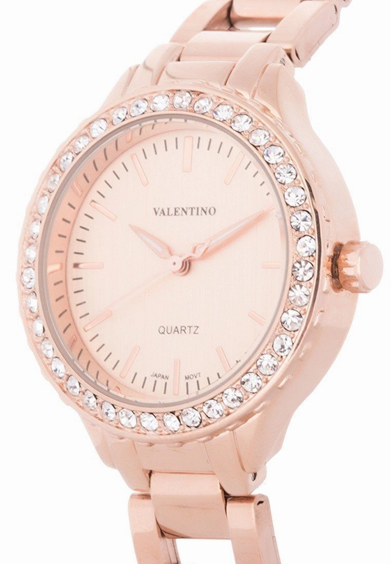 Valentino 20121960-ROSE GOLD GOLD - MOP DIAL STAINLESS BAND Watch For Women