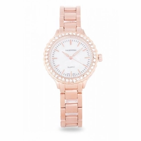 Valentino 20121960-ROSE GOLD GOLD - MOP DIAL STAINLESS BAND Watch For Women