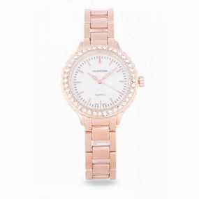 Valentino 20121960-ROSE GOLD GOLD - MOP DIAL STAINLESS BAND Watch For Women