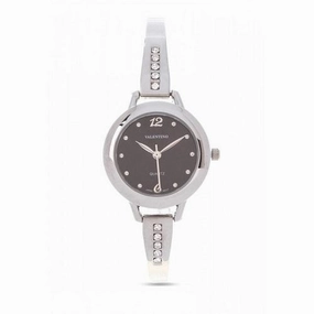 Valentino 20121982-BLACK SILVER FASHION METAL ALLOY STRAP Watch for Women