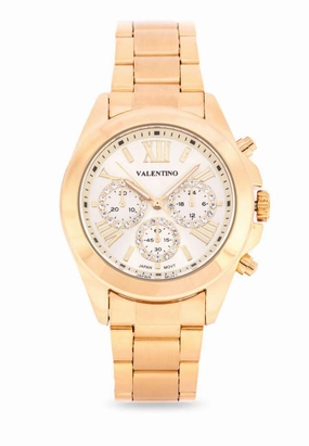 Valentino 20122221-GLD - SIL DIAL Gold Watch for Women