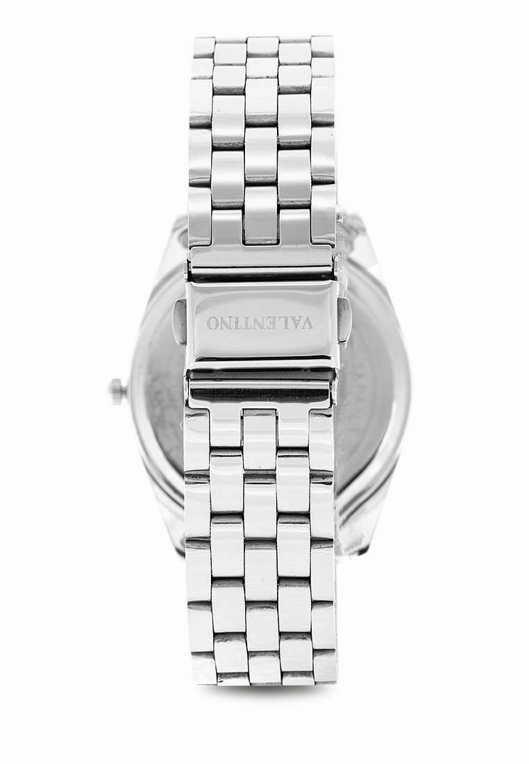 Valentino 20122249-BLACK DIAL Silver Watch for Men