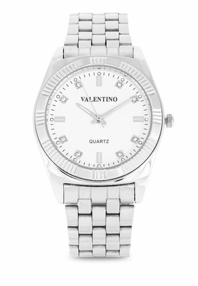 Valentino 20122251-WHITE DIAL Silver Watch for Men