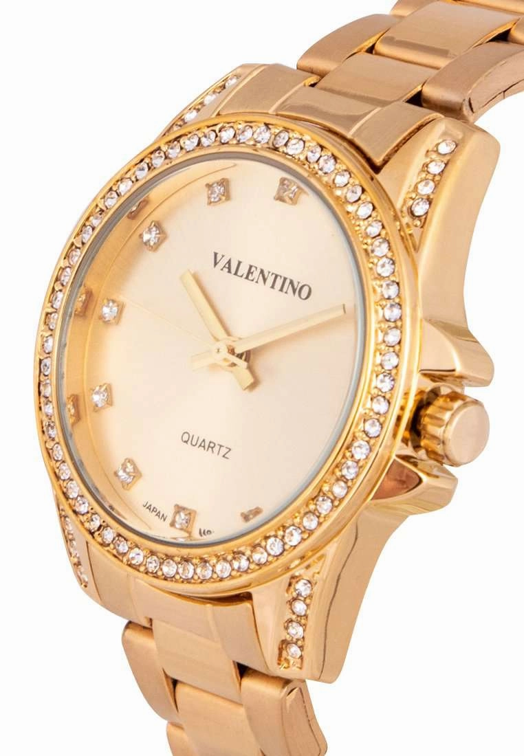 Valentino 20122289-GOLD DIAL Gold Stainless Steel Watch for Women