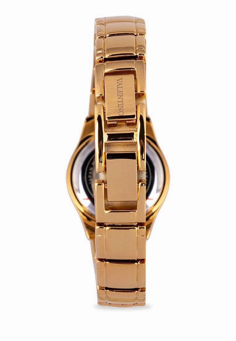 Valentino 20122307-WHITE DIAL Gold Stainless Steel Watch for Women