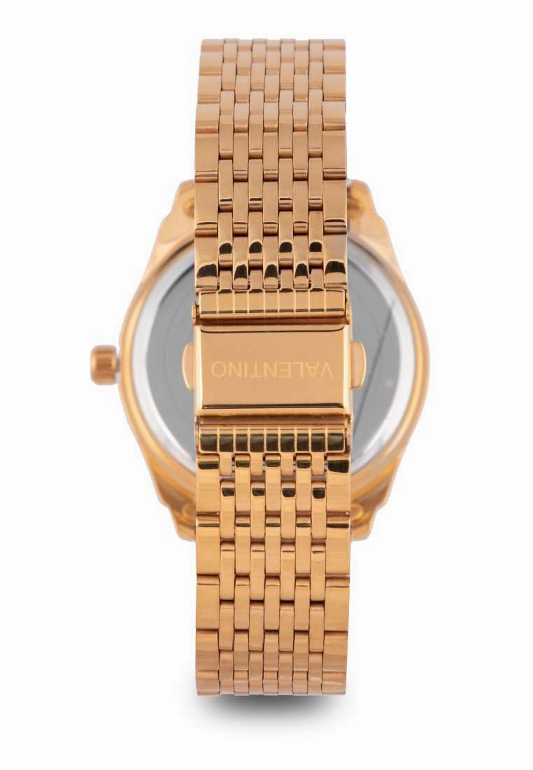 Valentino 20122319-WHT WHT DIAL Gold Watch for Women