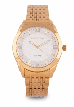 Valentino 20122319-WHT WHT DIAL Gold Watch for Women