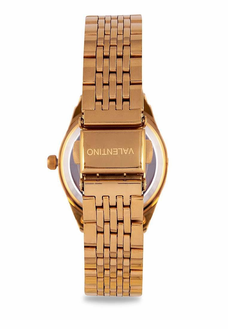 Valentino 20122320-GOLD WHT DIAL Gold Watch for Women