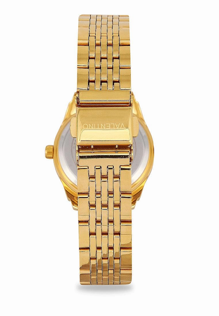Valentino 20122320-WHT WHT DIAL Gold Watch for Women